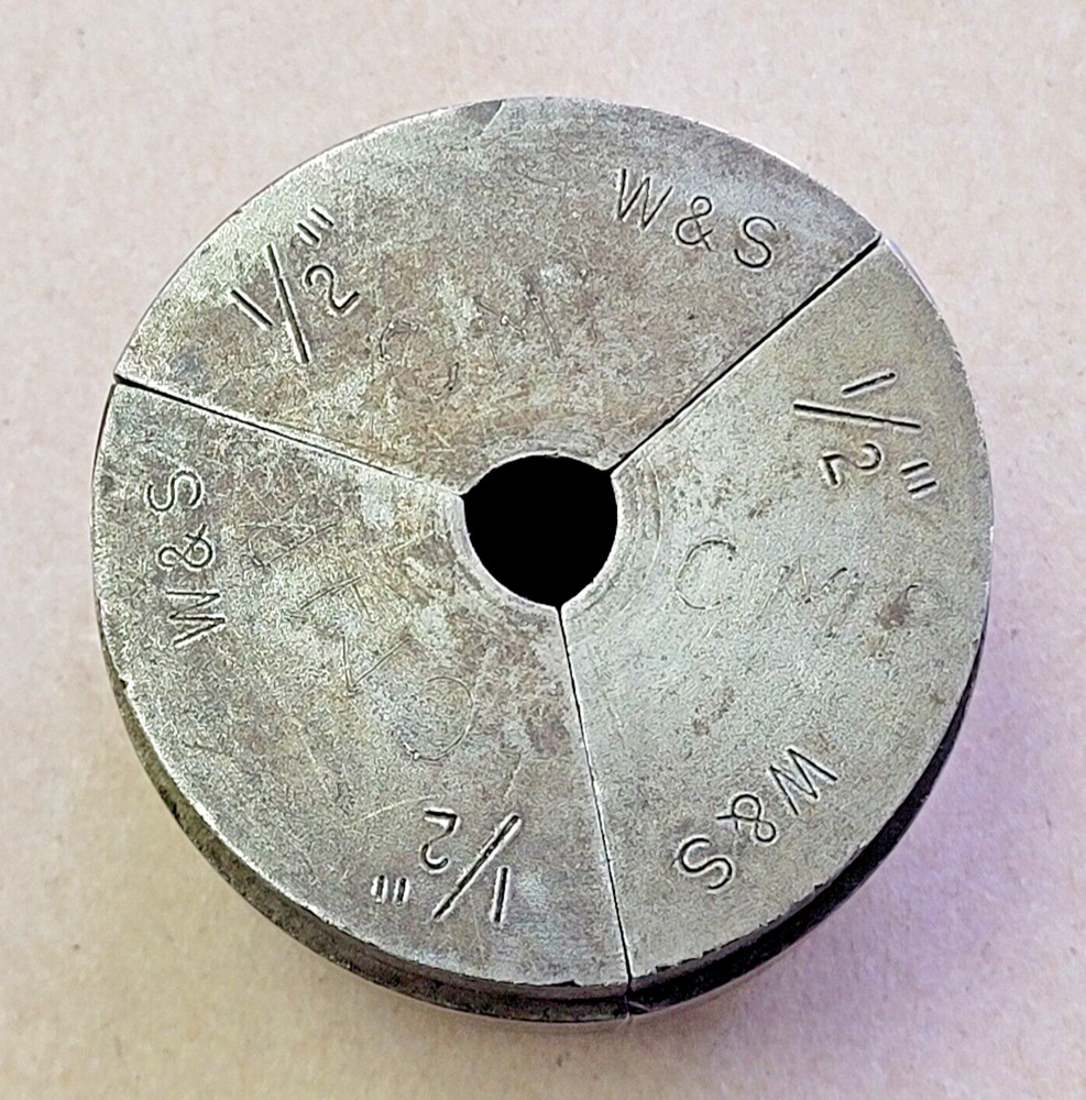 W&S ROUND SMOOTH COLLET PAD 1/2"