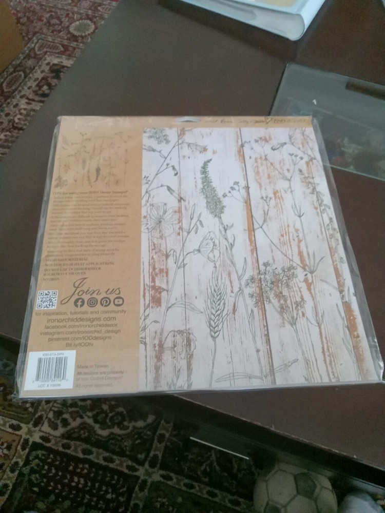 New IOD Decor "Sprigs" Stamp