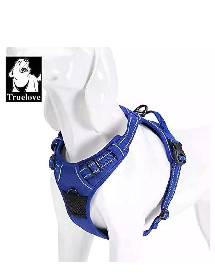 TRUE LOVE  Explosion Proof Harness Adjustable No-Pull Reflective harness sz Med