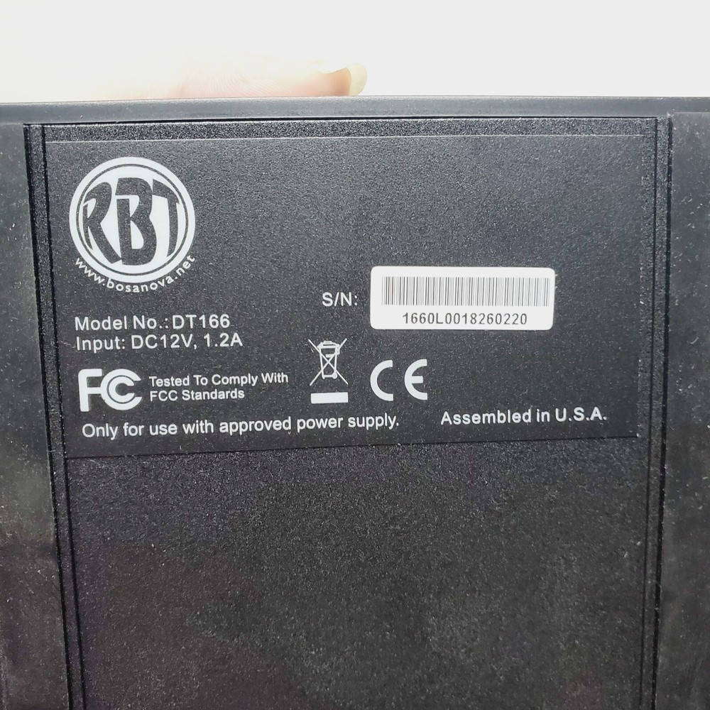 Bosanova RBT DT166 Restaurant Display Controller 12V 2 A read description