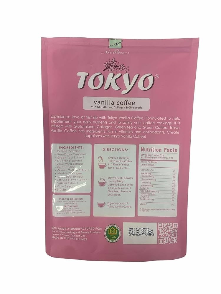 2 Boxes Namiroseus TOKYO Vanilla Coffee 21g