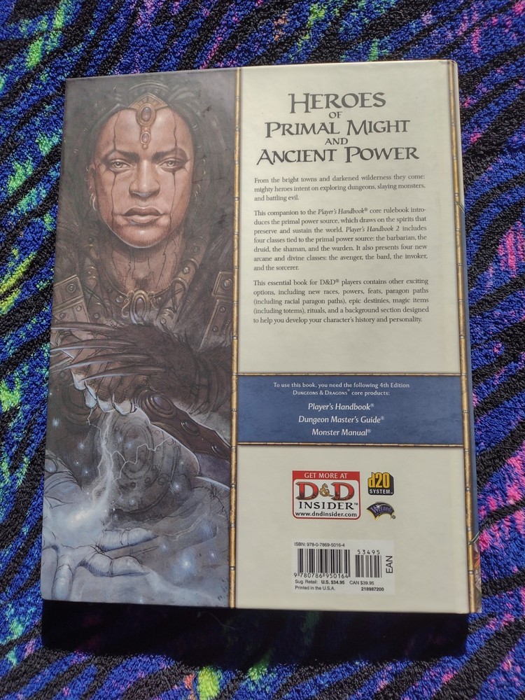 Players Handbook 2 - Dungeons & Dragons 4th Edition - D&D WOTC