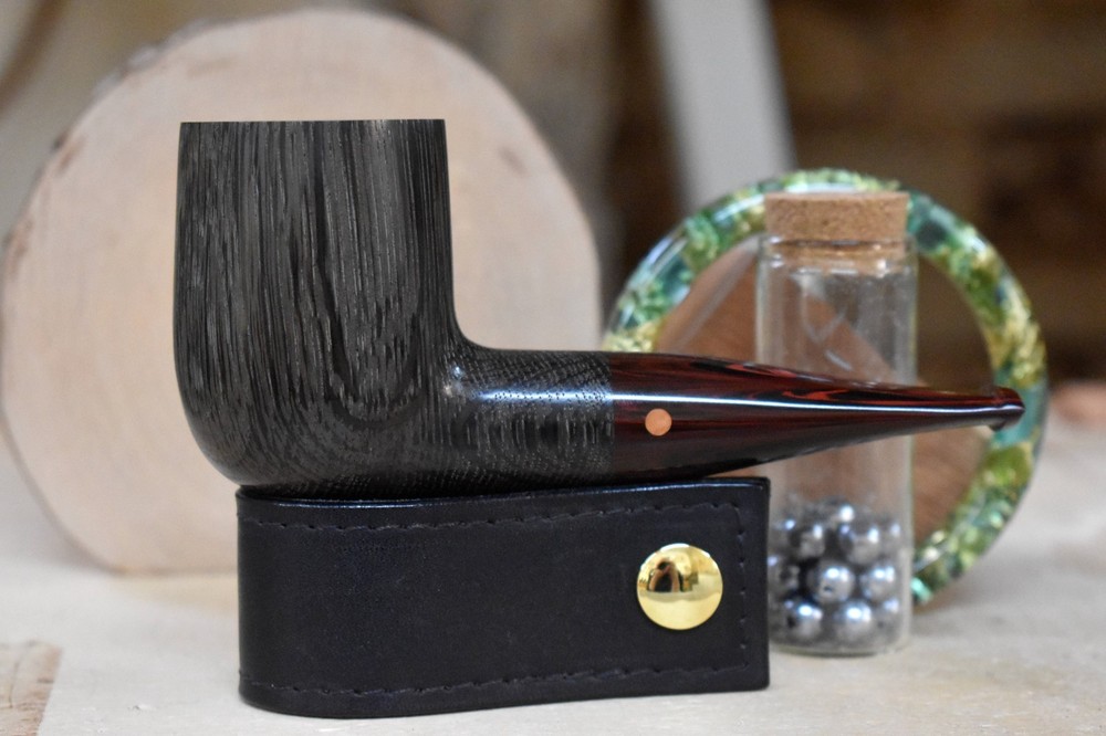 Moretti Pipe Morta Smooth Freehand Cumberland Stem Hand Cut