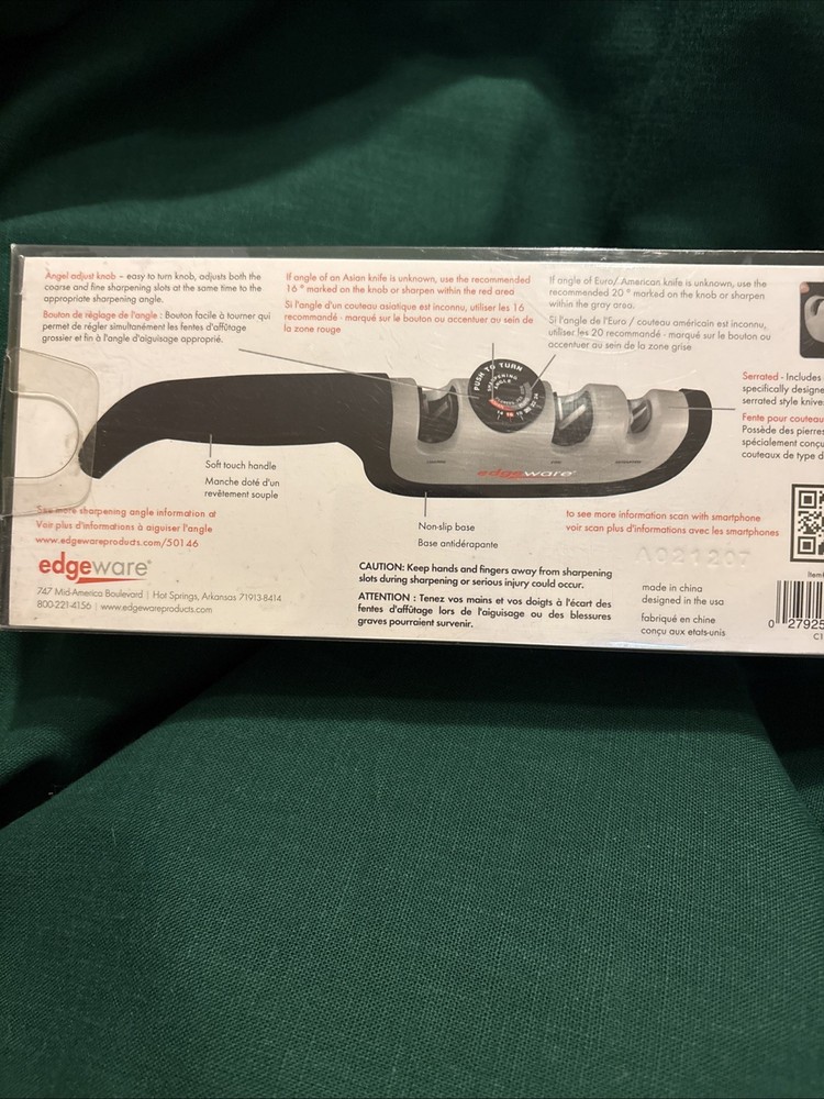 Edgeware Adjustable Manual Knife Sharpener-NEW