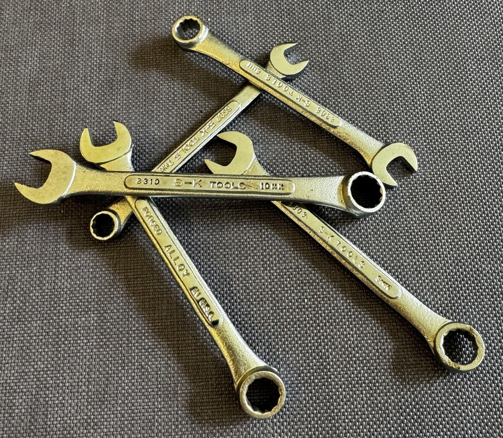 S-K Tools / Wayne Forged USA Combination METRIC Wrenches Various Sizes CHOICE