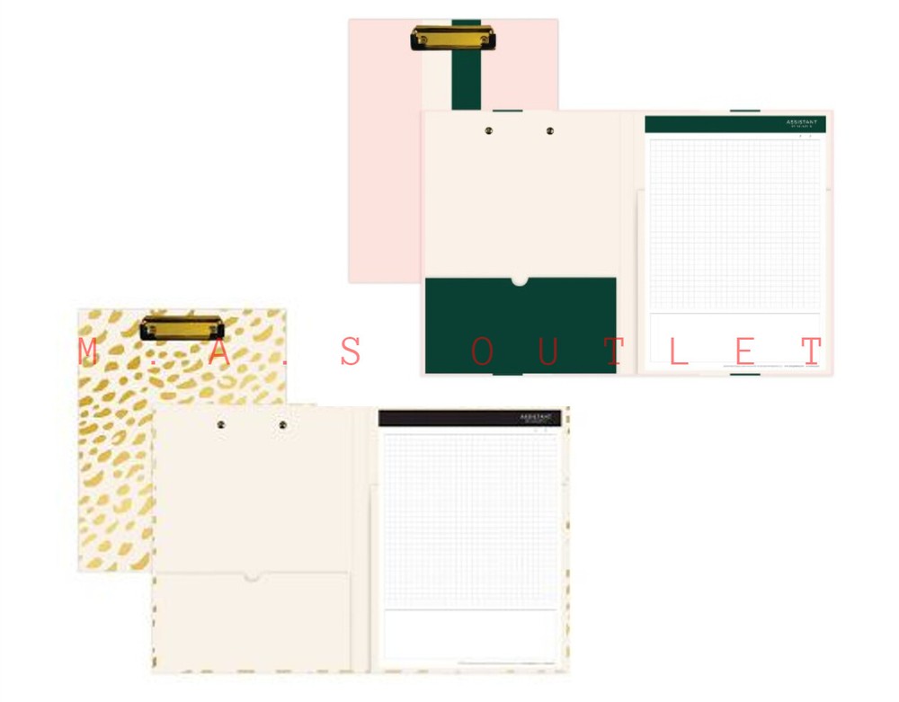 Assistant By Ashley G. Matte Clip folio With Notepad