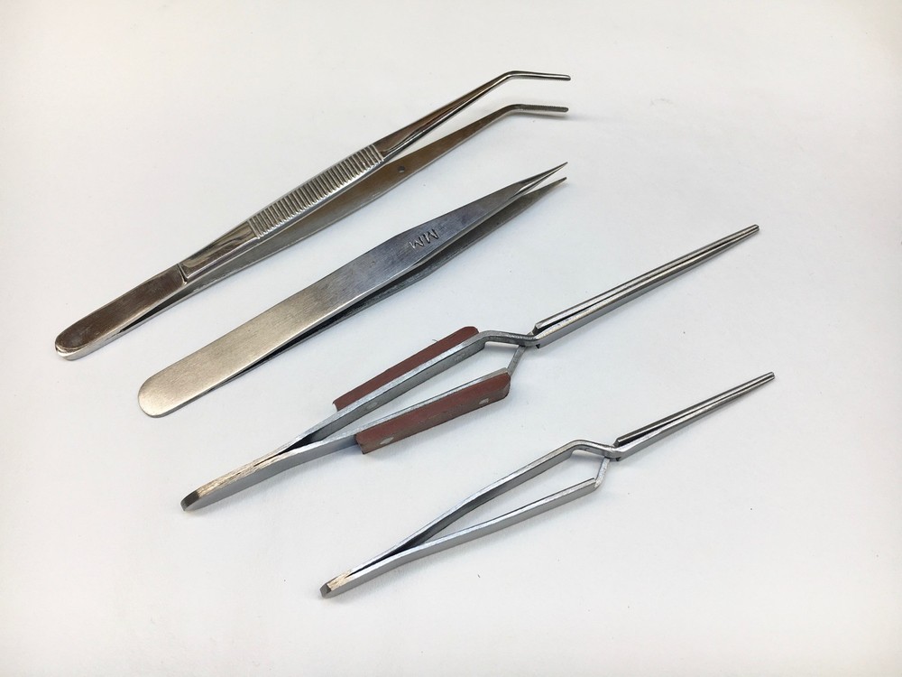 Soldering Tweezer 4 Piece Set