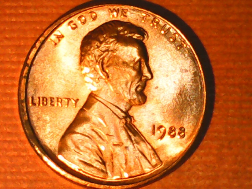 1988 Penny Struck Through Grease Reverse
