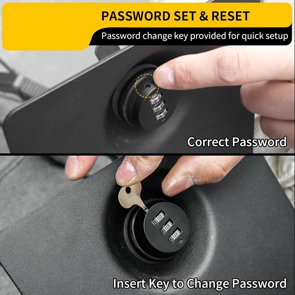 For 2022-2025 Ford Maverick Security Bed Partition Storage Bin with Code Lock