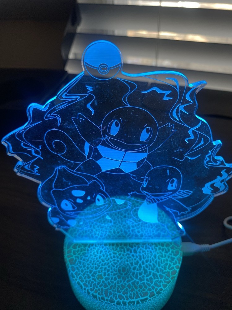 Creative 3D Visualization Lamp Ft. Pokémon