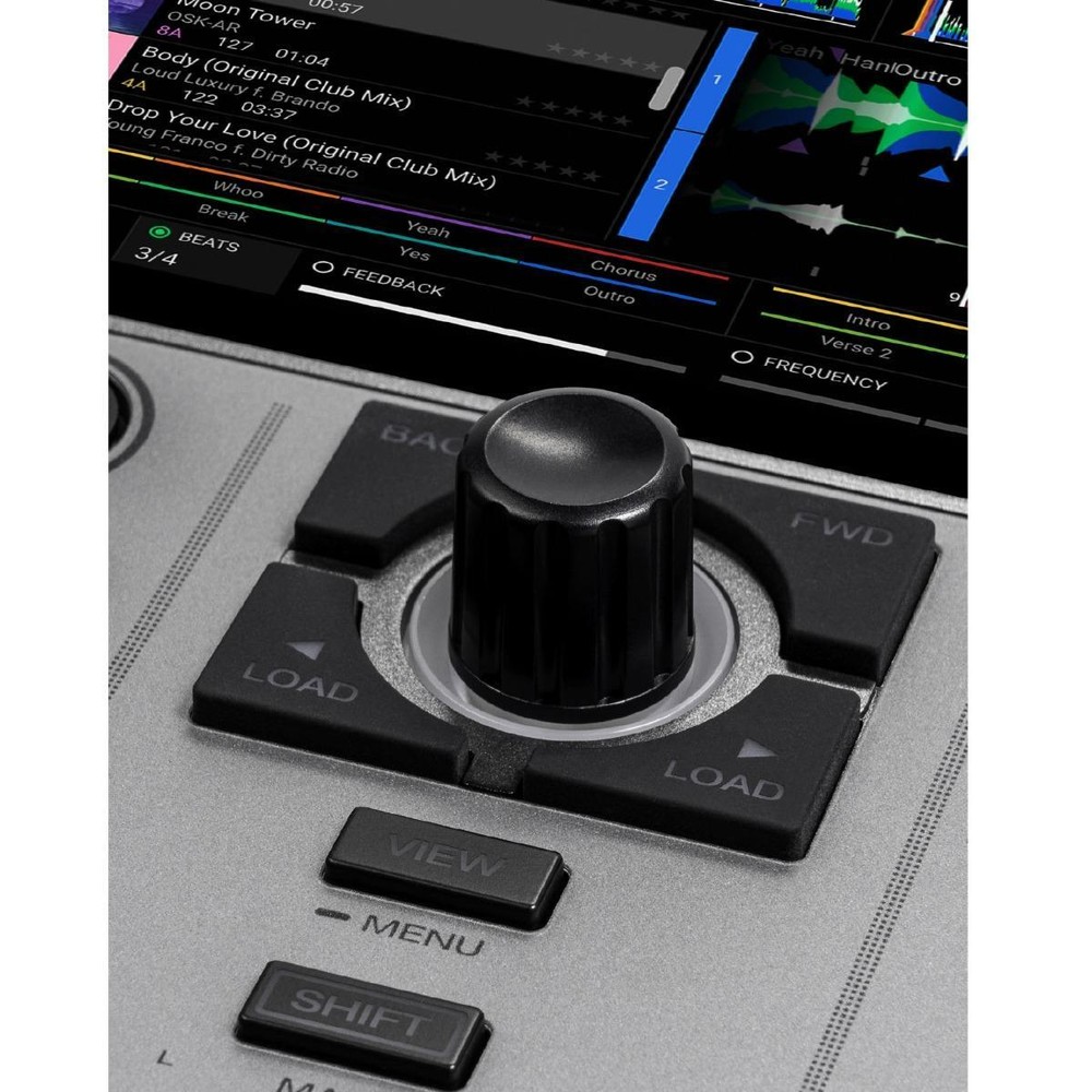 Denon PRIME GO+ Portable Battery Powered Standalone DJ Controller w Silver Case
