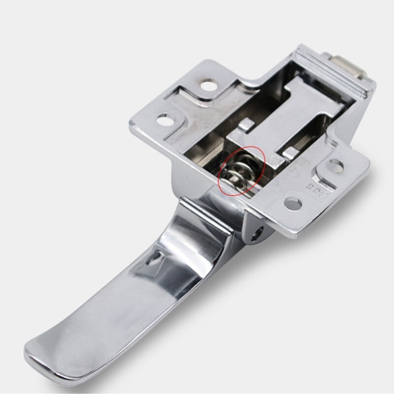 Adjustable Latch Spring Loaded Walk In Freezer Cooler Door Handle Grip Hardware