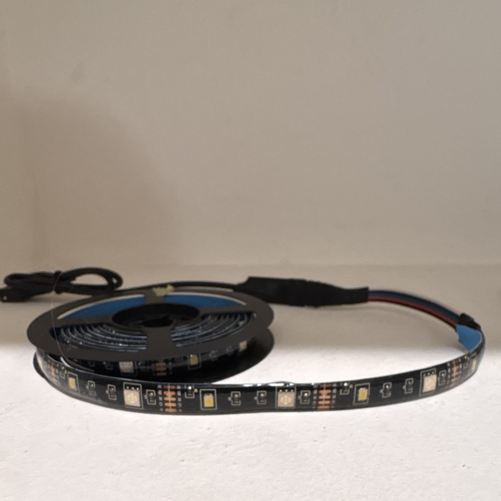 Monster LED Color Changing Dimmable Light Strip Remote Control Black Indoor