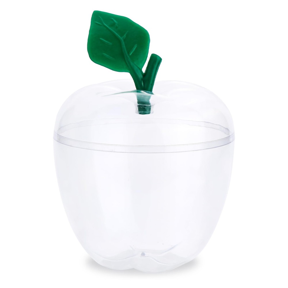 Apple Shaped Jar, Candy Storage, Teacher Appreciation Gift, Clear