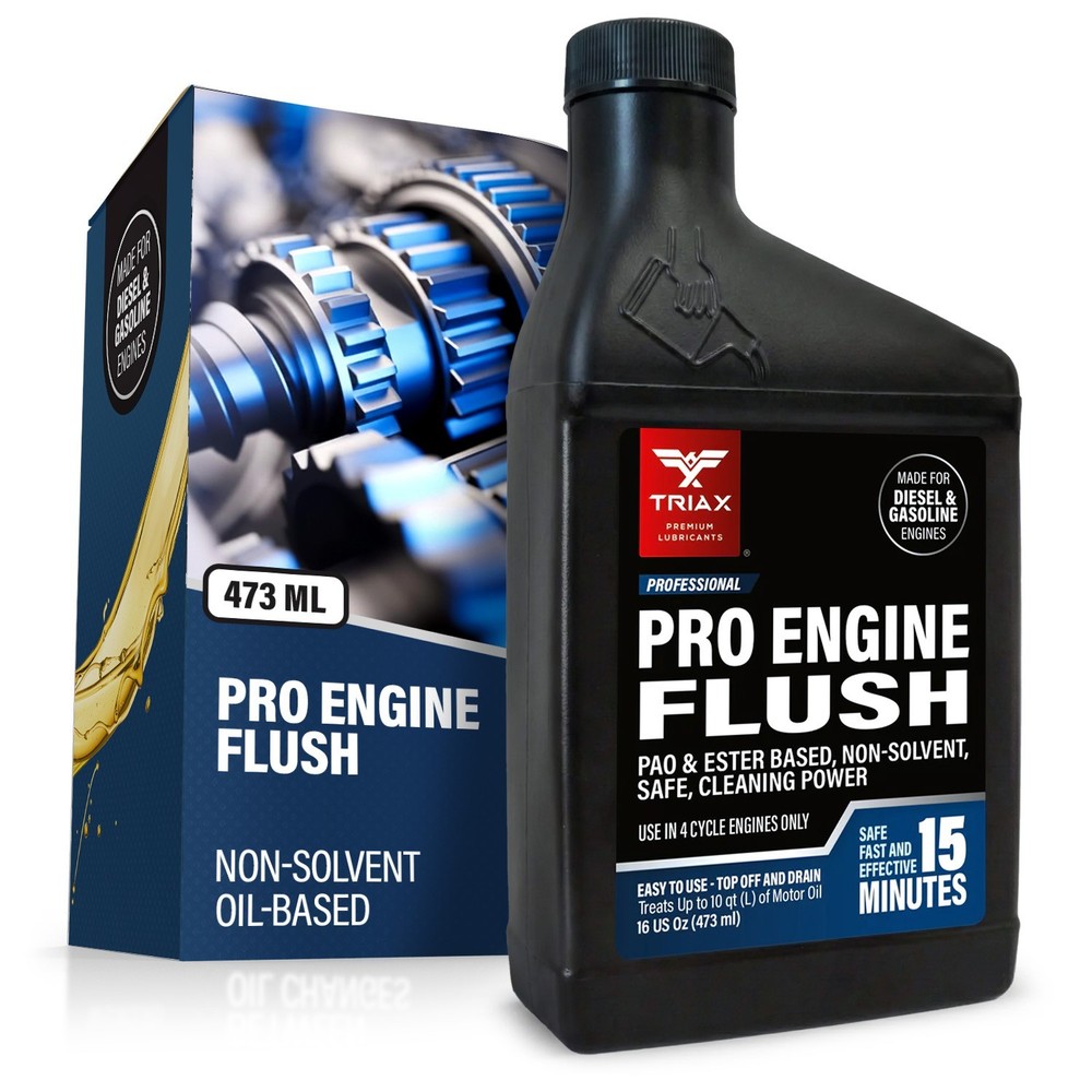 TRIAX Pro Engine Flush Oil-Based Deep Clean Motor Oil Flush (16 Ounce)