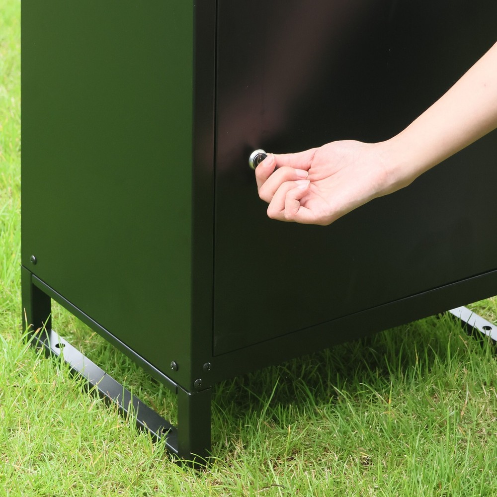 Outdoor Package Delivery Box for Outside Large Lockable Parcel Storage Drop Box