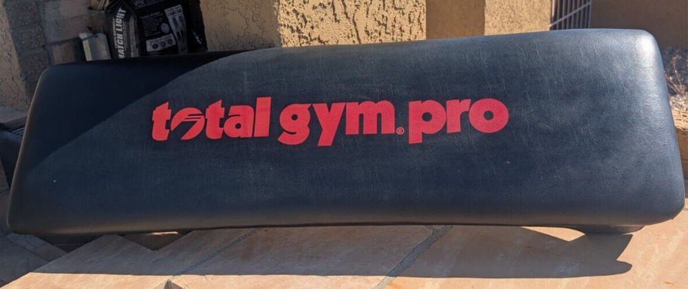 Total Gym Pro leather style sliding bench replacement good shape