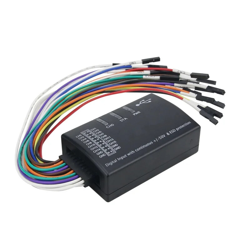 Logic Analyzer 100M Max Sample Rate 16CH Version 1.1.34 Support 1.2.10 Software