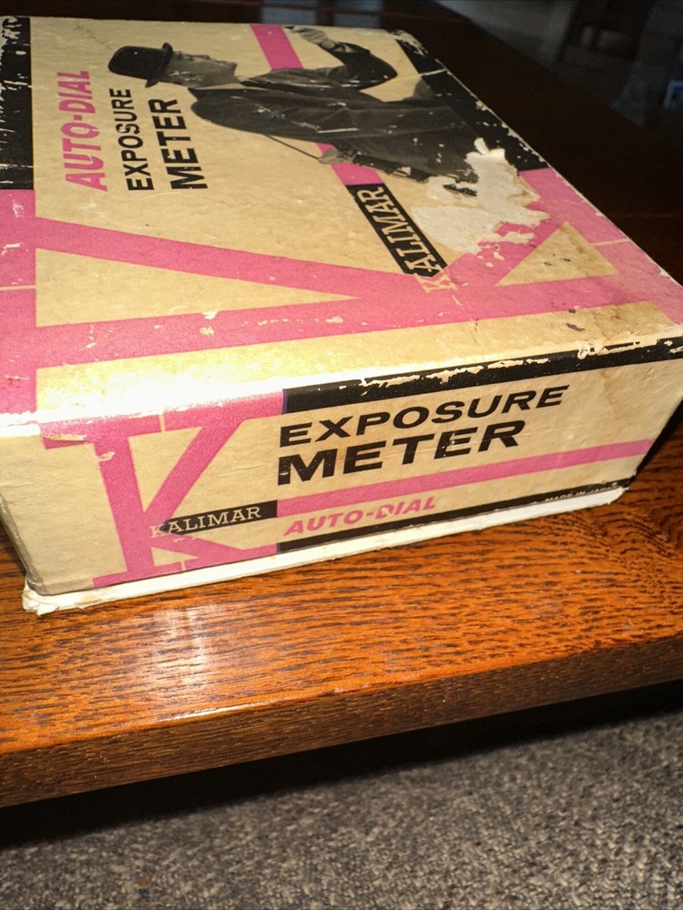 Vintage Kalimar Exposure Meter Model A-1 Complete In Box