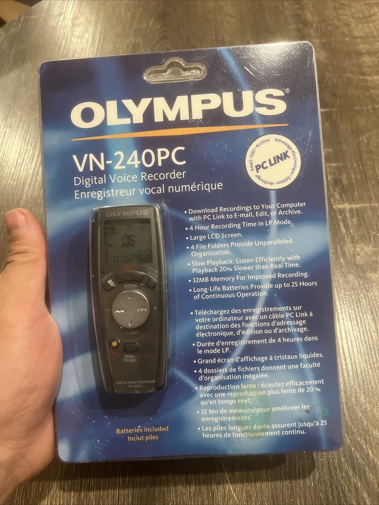 Olympus VN-240 PC Digital PC Link Voice Recorder