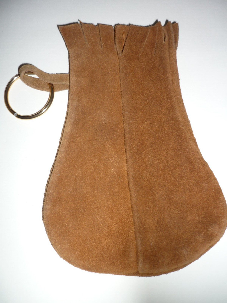 Vintage Hippie Suede Pouch