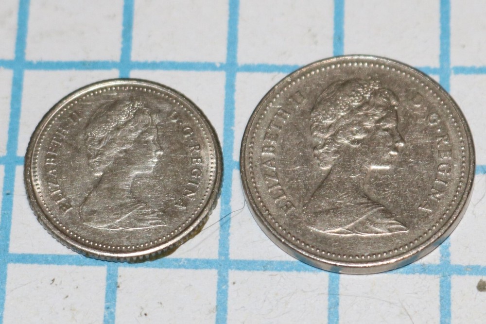1982 Canada Dime & Nickel
