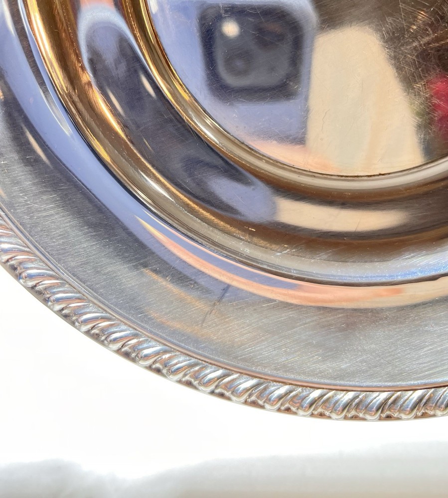 Wallace Sterling Silver “Wave” Edged Serving Bowl 89.4 G