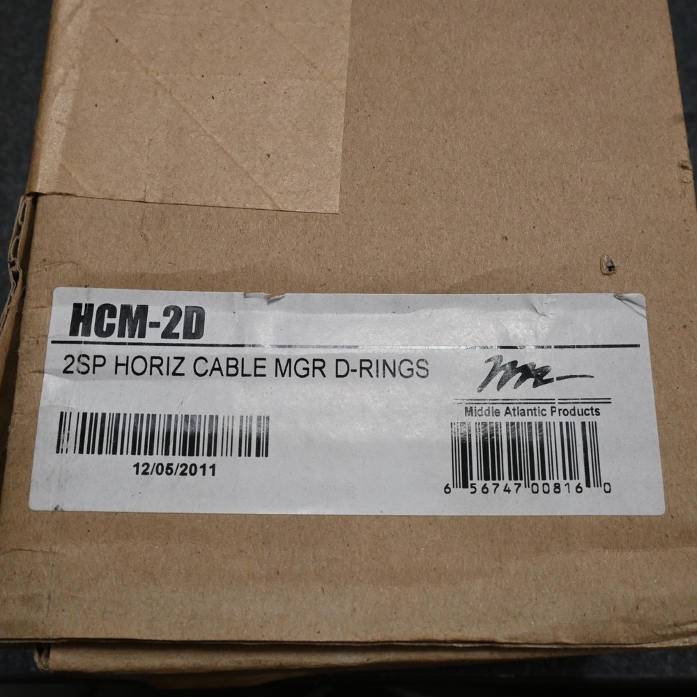 Middle Atlantic HCM-2D Horizontal Cable Manager  FREE SHIPPING