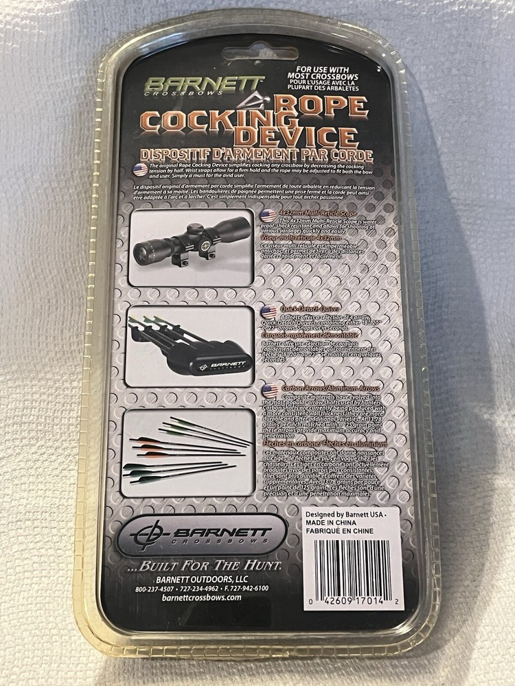Barnett Rope Cocking Device