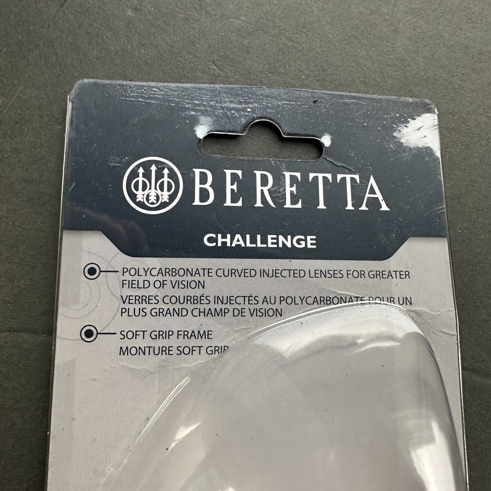 Beretta Challenge Black Glasses with Polycarbonate (Open Box)