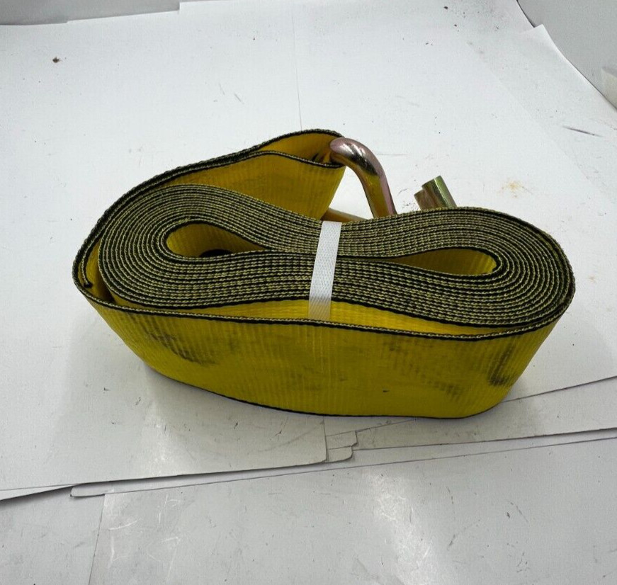 USCC US Cargo Control Yellow Strap J Hook 5400lbs Work Load Limit 16200lbs