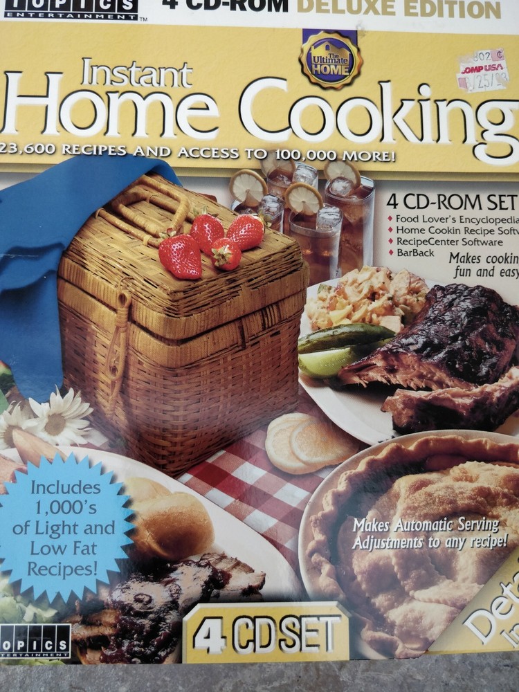 Instant Home Cooking Deluxe Edition Software