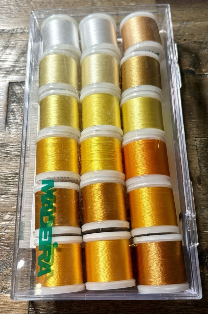 Madeira Thread "Rayon Metallic Glamour" - 18 Spools
