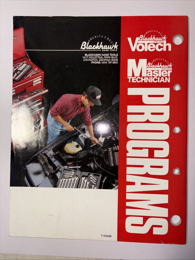 Blackhawk Hand Tools Catalog 1988 Master Sets, Tool Boxes, Sockets, Wrenches