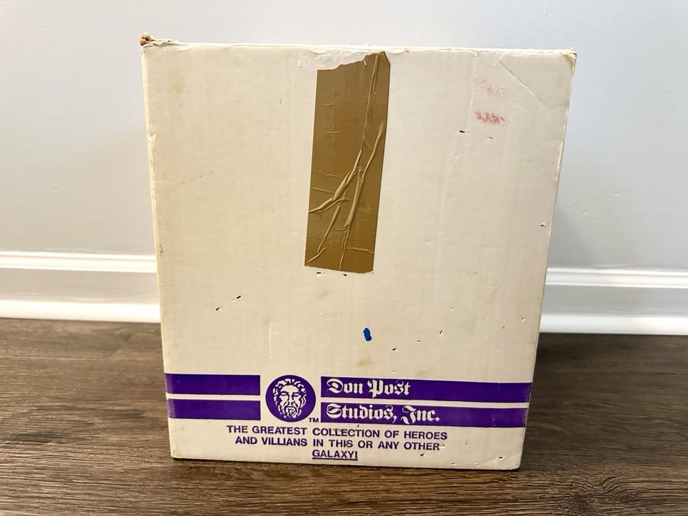 Don Post Studios Star Wars Darth Vader Mask Black w/ Original Box & Paperwork
