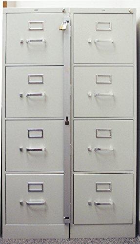 ABUS File Bar, 46" Length for 4 Drawers, Gray