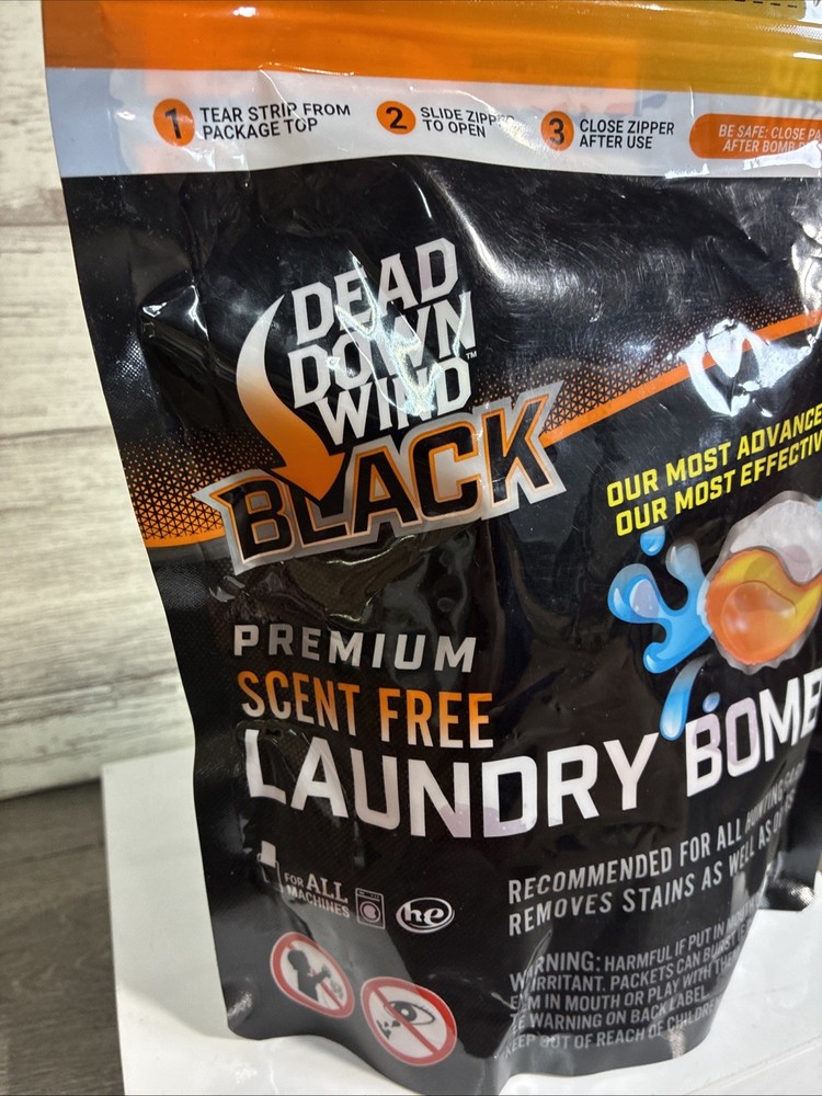 Dead Down Wind Black Odor Eliminator Unscented Premium Laundry Bombs 🔥👀
