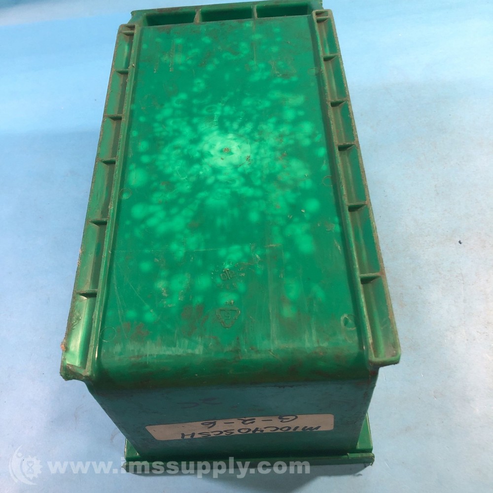 LewisBins+ SB126-4 Plastic Stackable Bins Green USIP