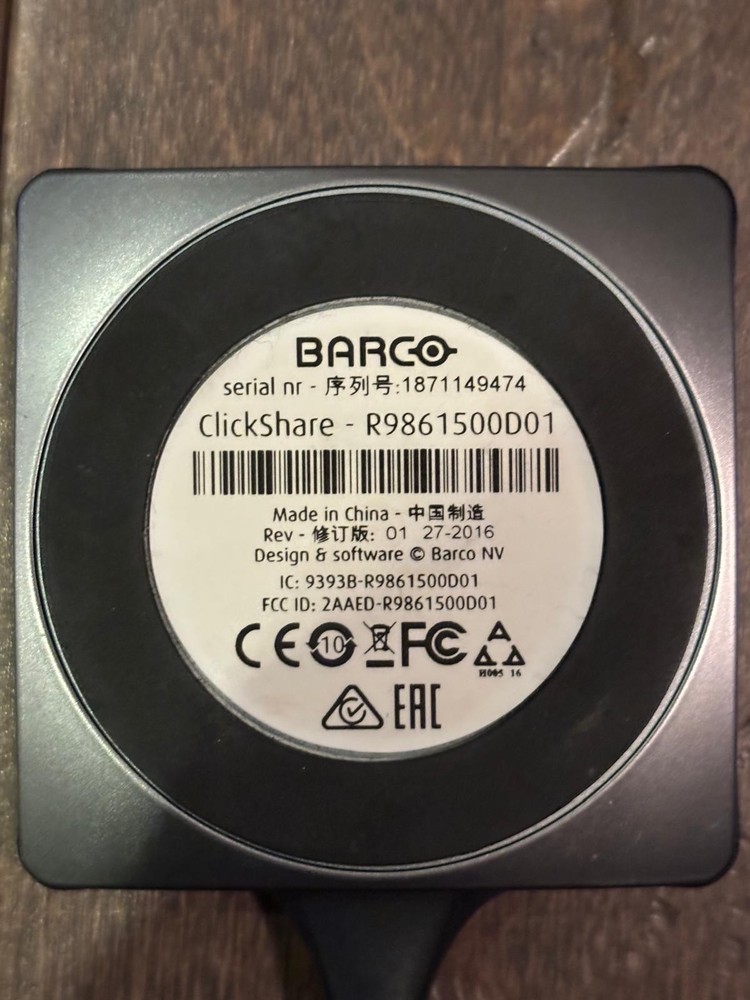 Barco Clickshare R9861500D01 Button