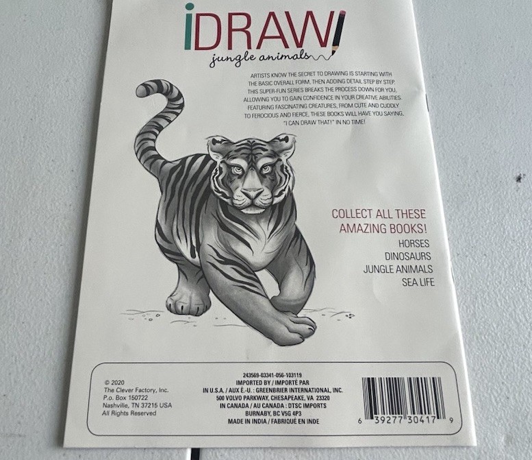 I Draw Jungle Animals Coloring Book