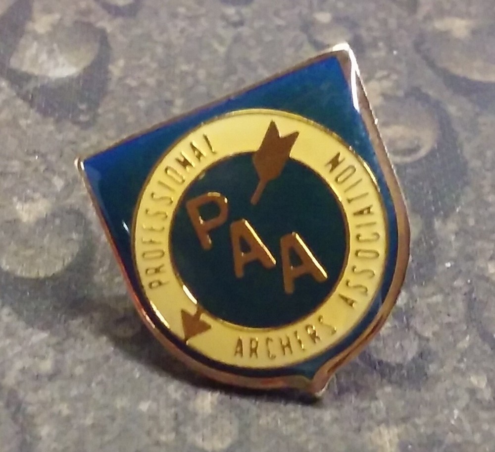 PAA Professional Archers Association pin badge