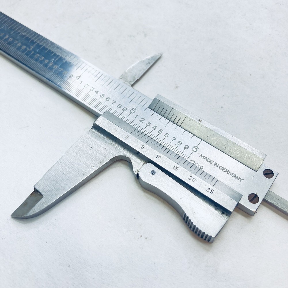 Zeus 6" Vernier Caliper - Hardened - Stainless - Germany