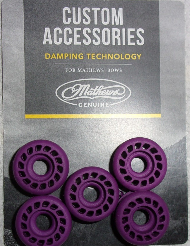 Mathews Archery Custom Color Damping Accessories Rubber string suppressor Purple