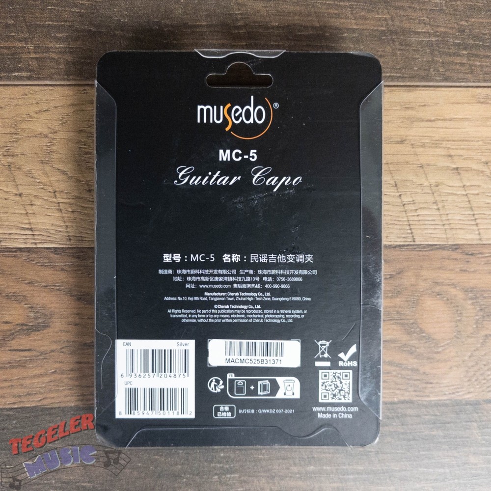 Musedo MC-5 Capo, Silver Finish