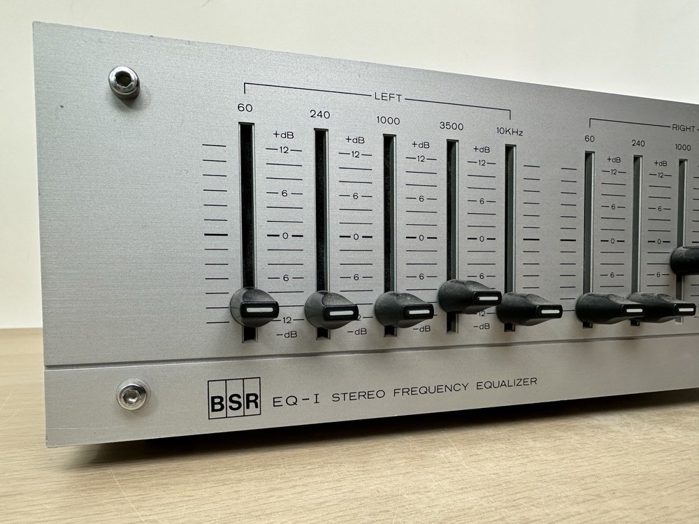 BSR - Model EQ-I - Stereo Frequency Equalizer - Tested & Working