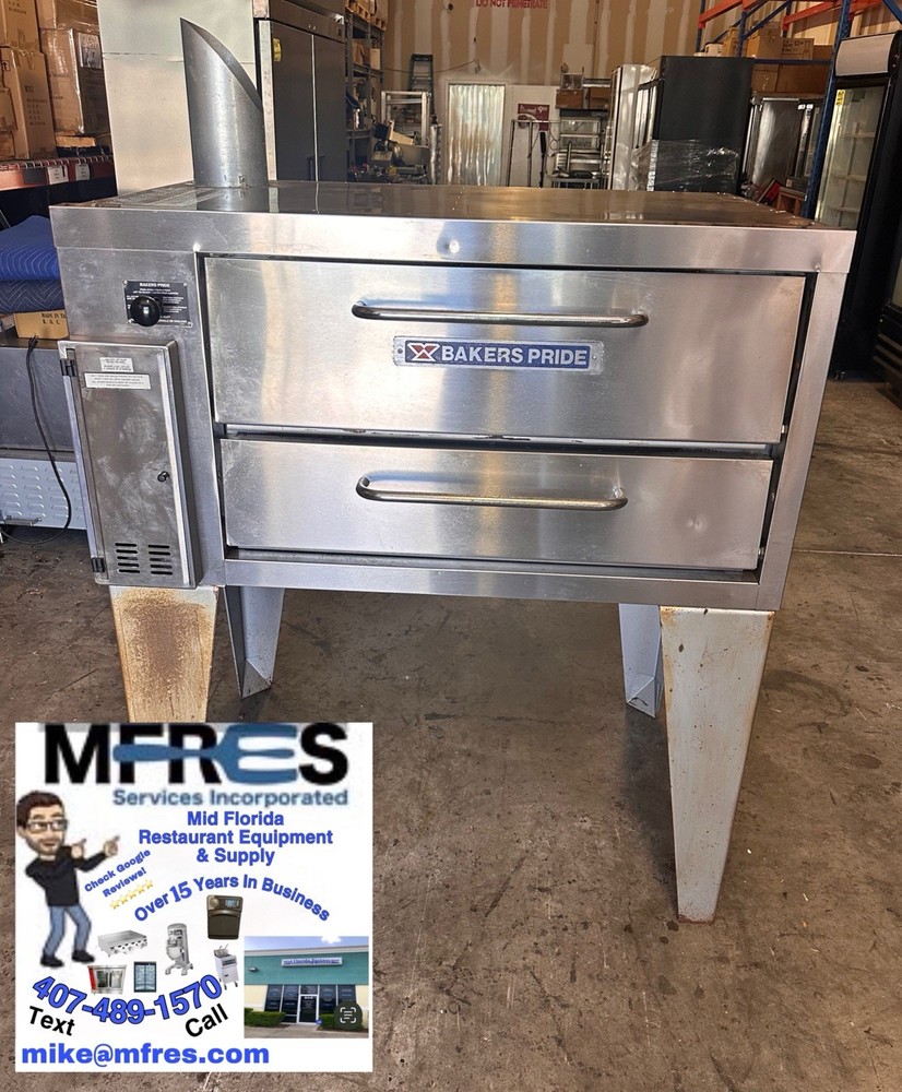 2017 BAKERS PRIDE 151 Natural Gas Superdeck Pizza Oven BEAUTIFUL WORKING SHAPE!