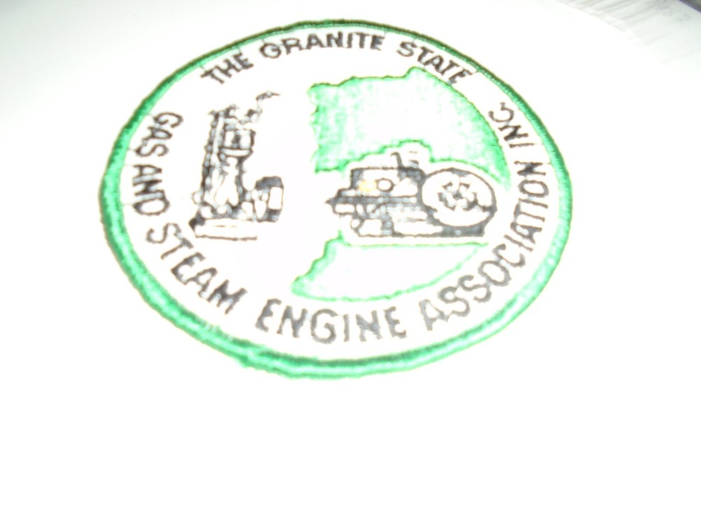 THE GRANITE STATE GAS AND STEAM ENGINE ASS.PATCH
