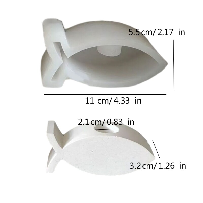 Fish Holder Molds for Making Tealight Holder Candlestick