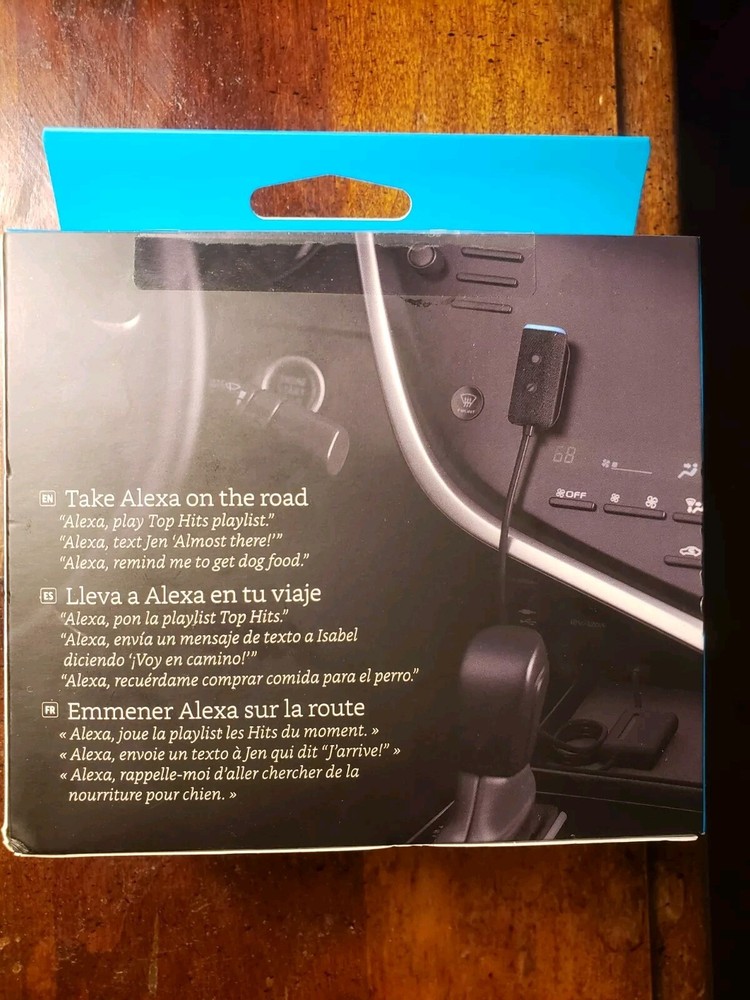 Amazon Echo Auto (2nd Gen) with Alexa Voice Assistant - Black