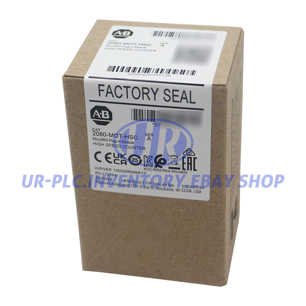 New Allen Bradley 2080-MOT-HSC Micro800 250KHz HSC Plug-In